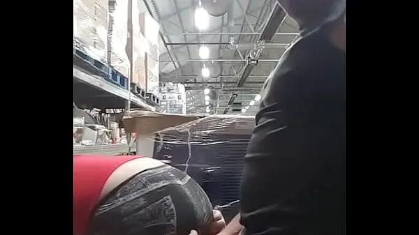 Big Quickie with a co-worker in the warehouse best Movies