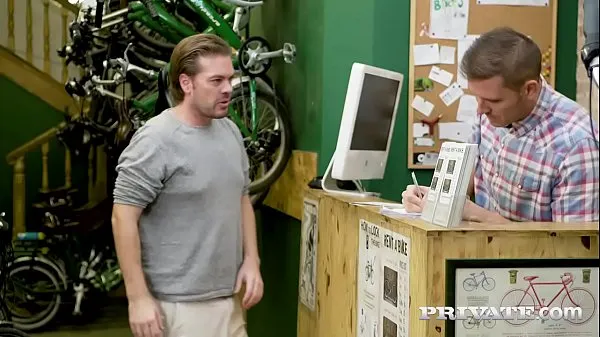 Big Busty babes having some fun in the bicycle workshop best Movies
