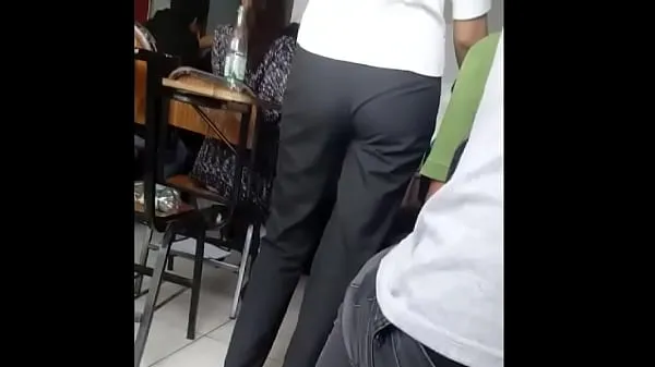 Big Spying on the ass of my school teacher best Movies