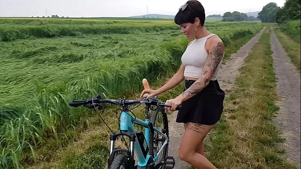 Big Premiere! Bicycle fucked in public horny best Movies