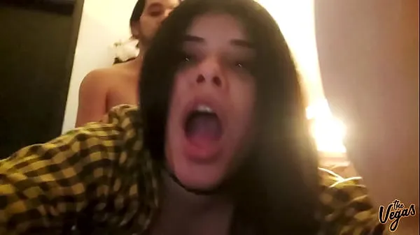 My step cousin lost the bet so she had to pay with pussy and let me record