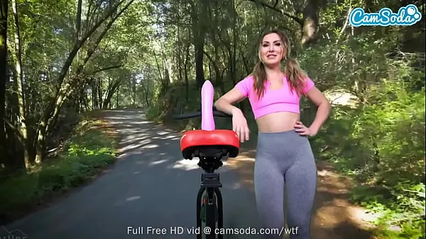 Big Sexy Paige Owens has her first anal dildo bike ride best Movies