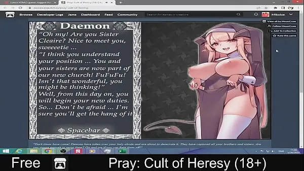 Big Pray: Cult of Heresy (free game itchio ) Interactive Fiction best Movies