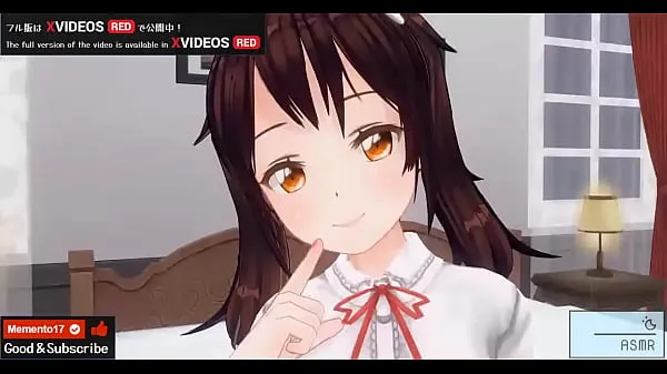 Unzensierter japanischer Hentai-Anime-Handjob und Blowjob. ASMR-Kopfhörer empfohlen