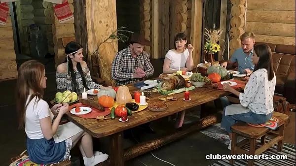 Big Thanksgiving Dinner turns into Fucking Fiesta by ClubSweethearts best Movies