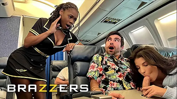 Big Lucky Gets Fucked With Flight Attendant Hazel Grace In Private When LaSirena69 Comes & Joins For A Hot 3some - BRAZZERS best Movies